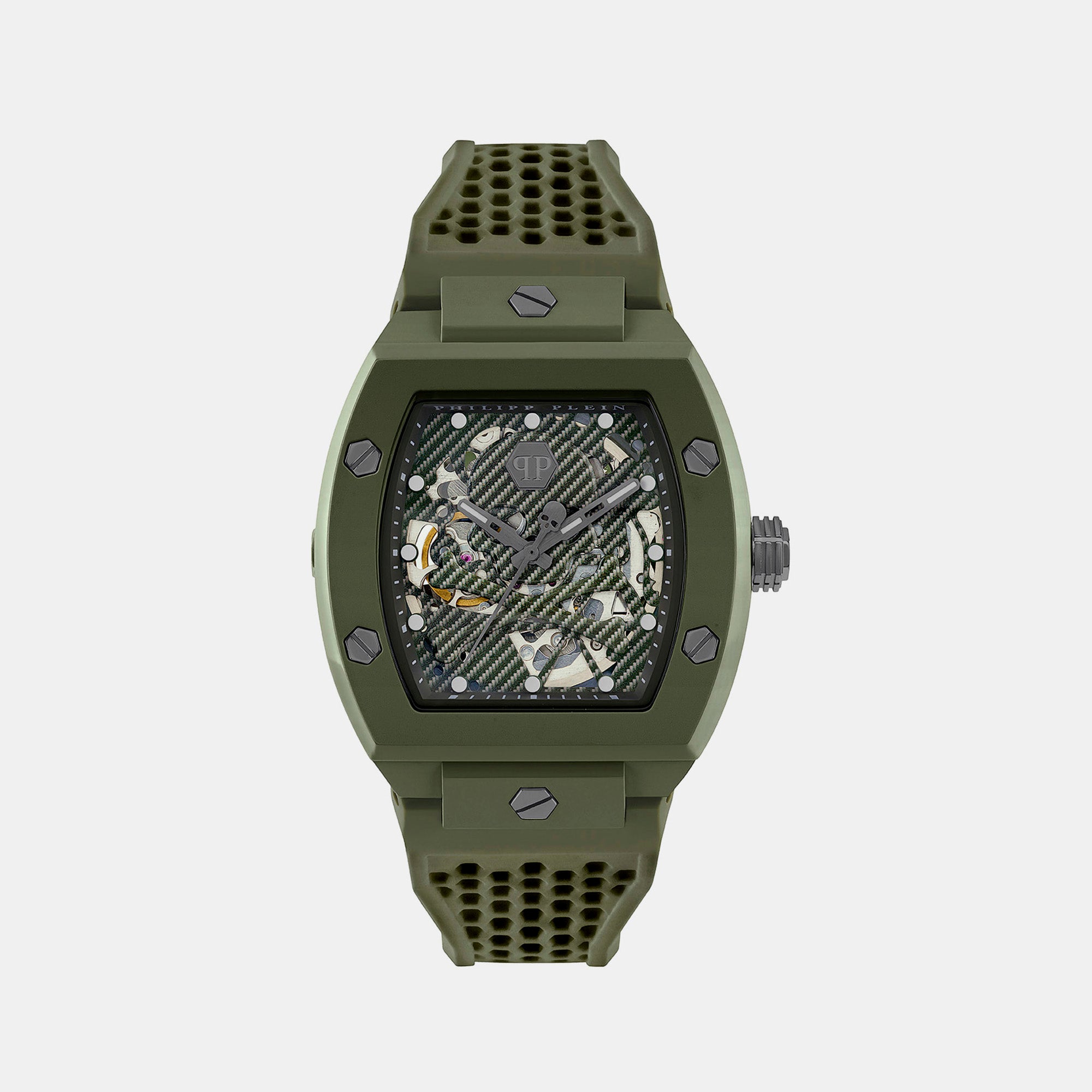 Philipp Plein Tonneau Green Analog watch