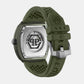 The Skeleton Ecoceramic Men's Green Automatic Silicon Watch PWVBA0223