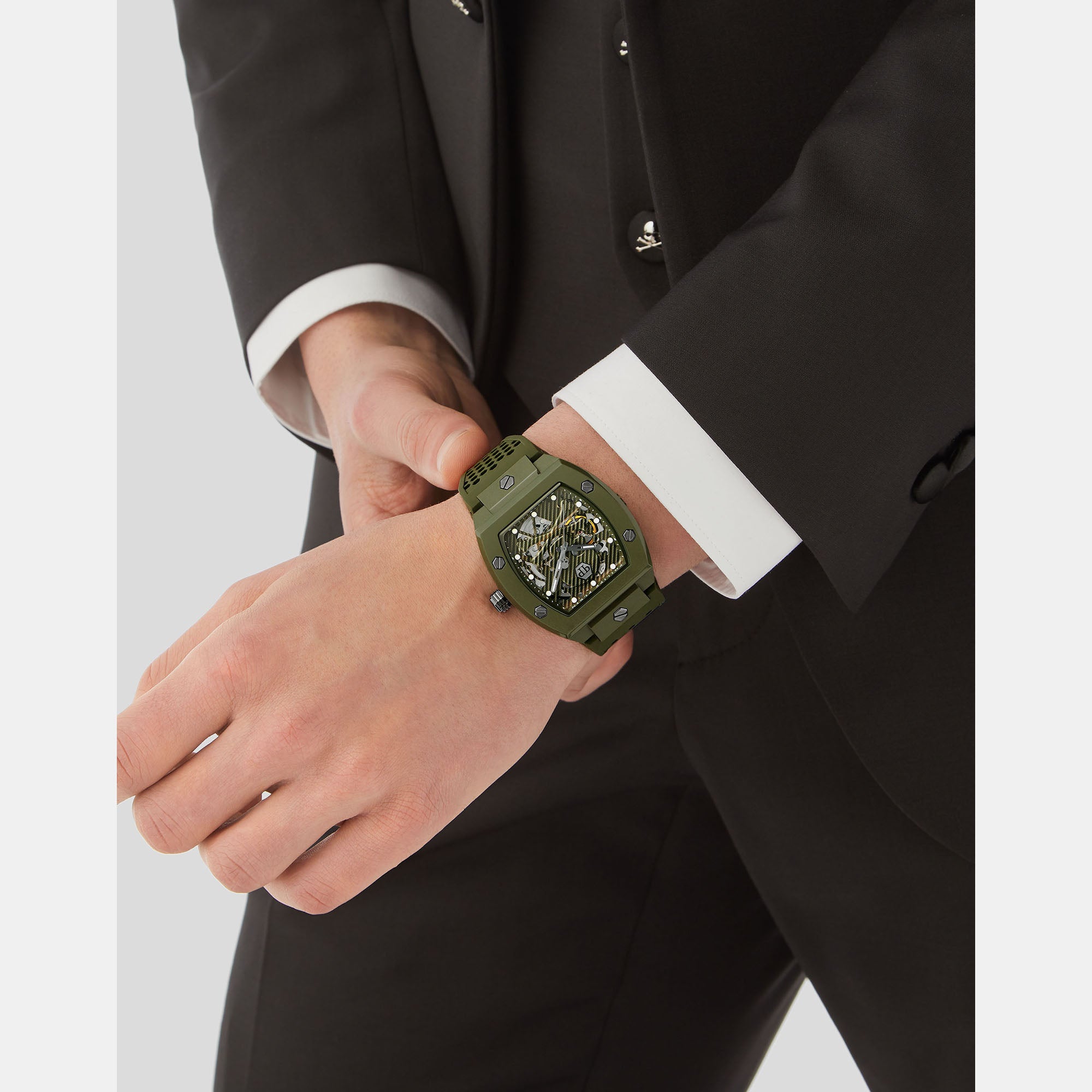 Philipp Plein Silicone Green watch
