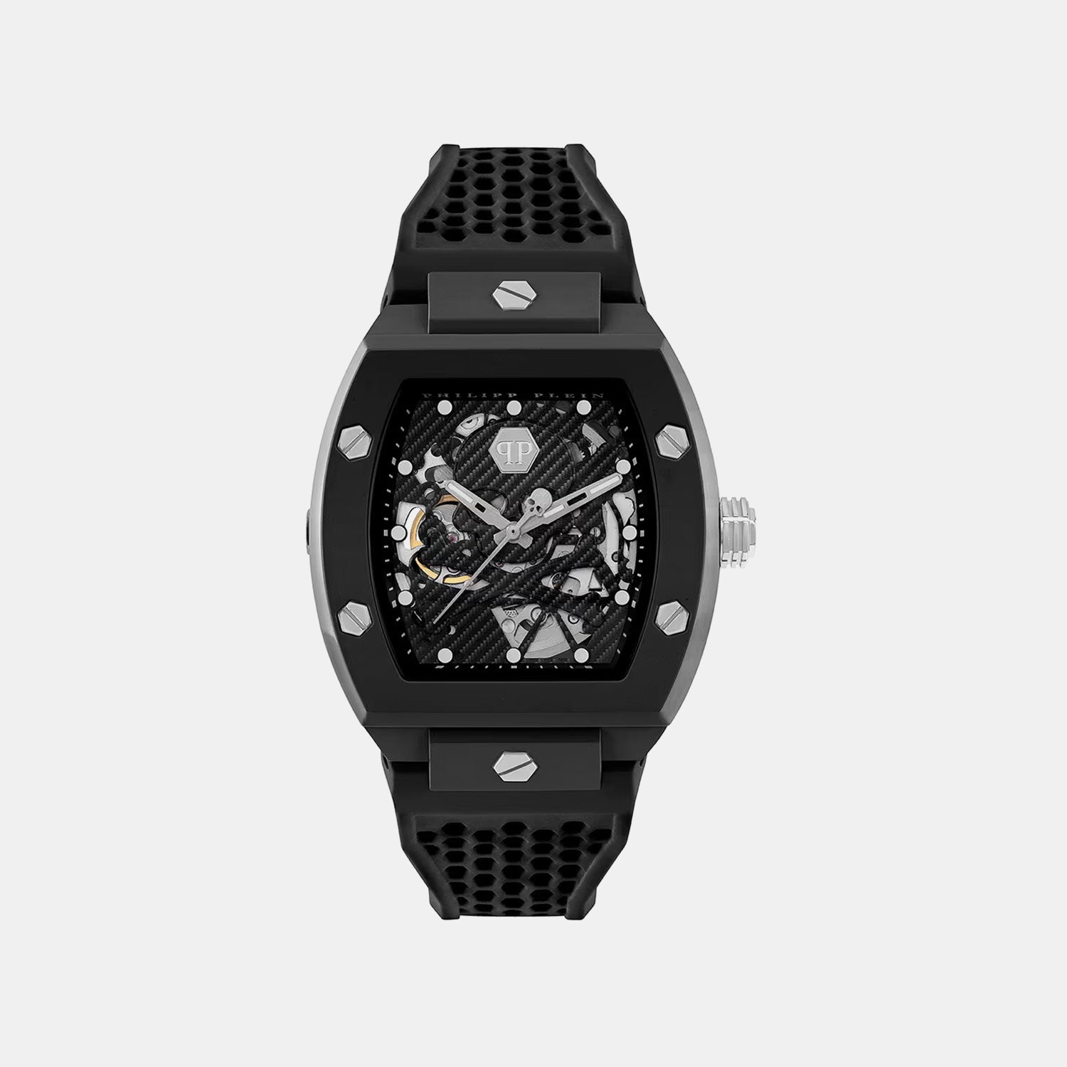 Men Quartz Black Dial Analog Silicone Watch PWVBA0423