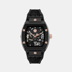 Philipp Plein Tonneau Black Analog watch