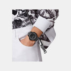 Men Quartz Black Dial Analog Plastic Watch PWWAA0523