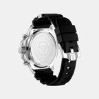Men Quartz Black Dial Chronograph Silicone Watch PWWFA0125