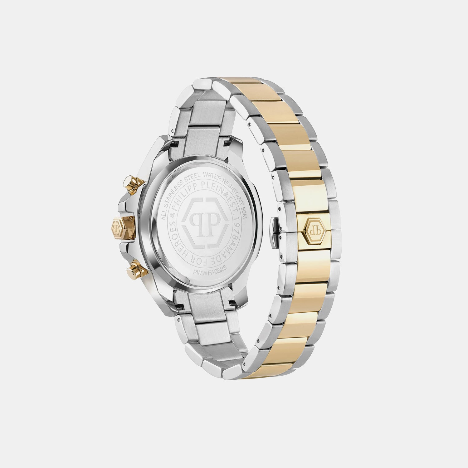 Men Quartz Green Dial Analog Metal Watch PWWFA0525