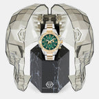 The $Kull Chrono Men Quartz Green Dial Chronograph Metal Watch PWWFA0525