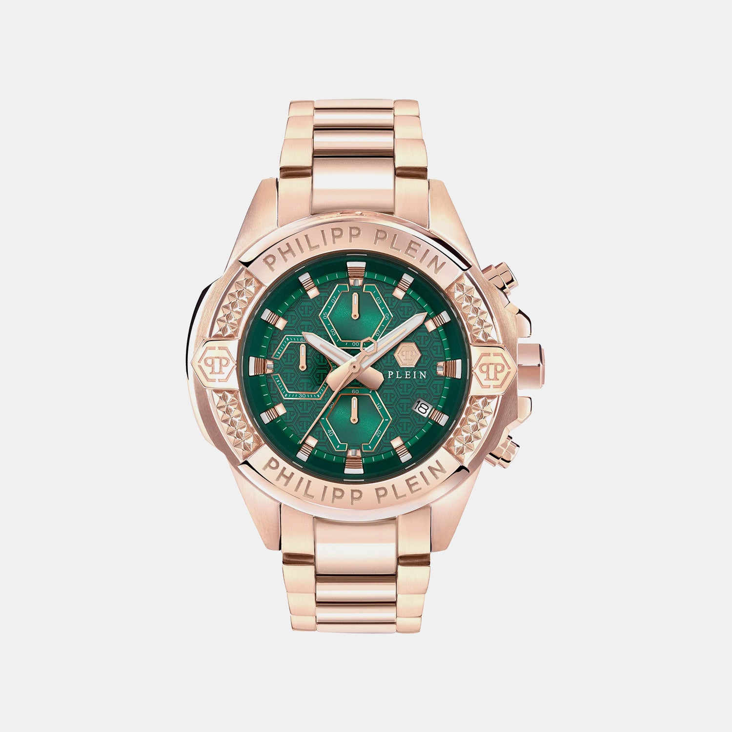 Men Quartz Green Dial Analog Metal Watch PWWFA0625