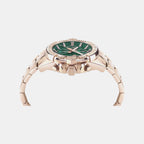 Men Quartz Green Dial Analog Metal Watch PWWFA0625