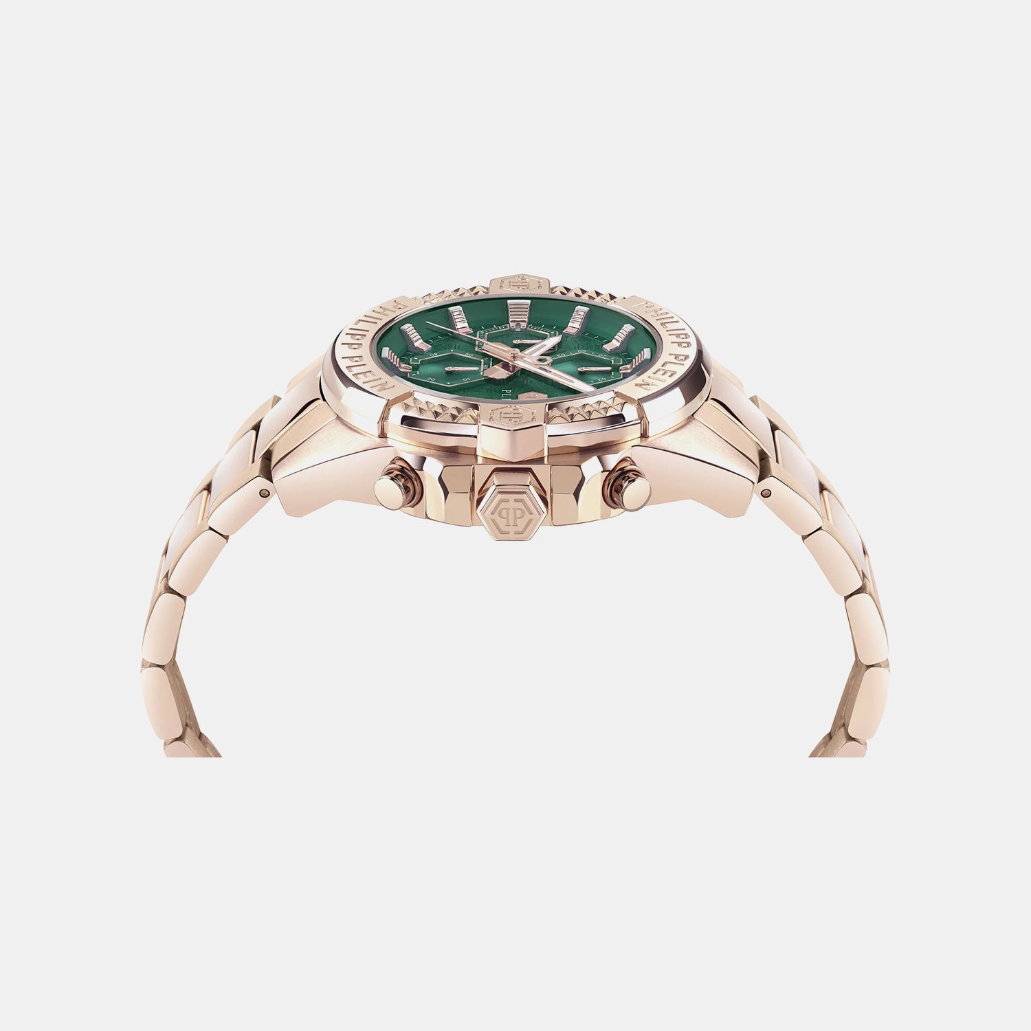 Men Quartz Green Dial Analog Metal Watch PWWFA0625