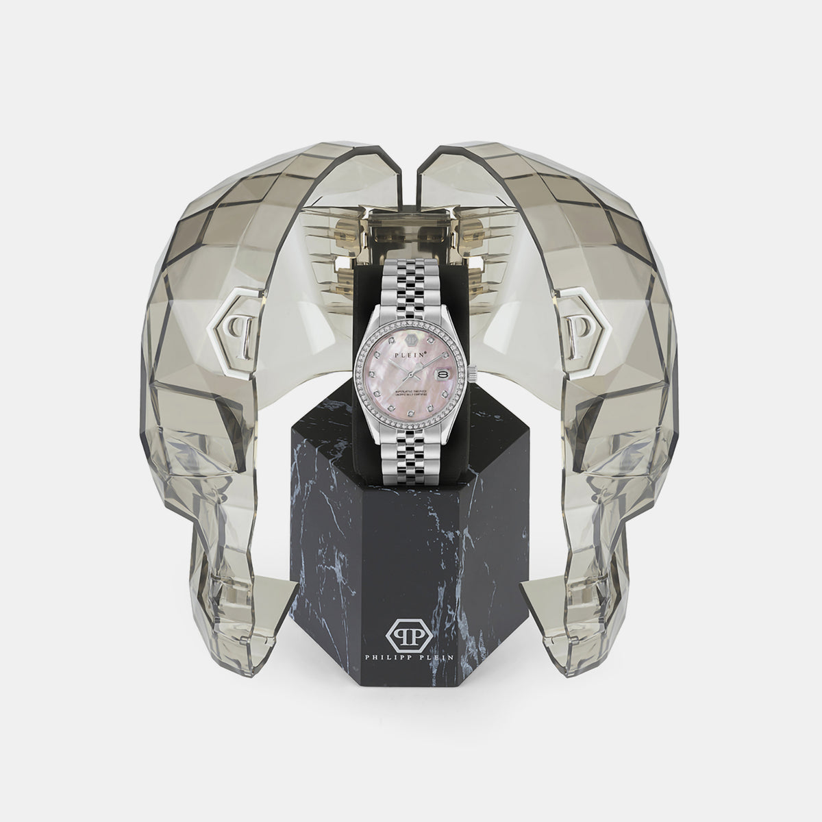 Philipp Plein Brass Round watch