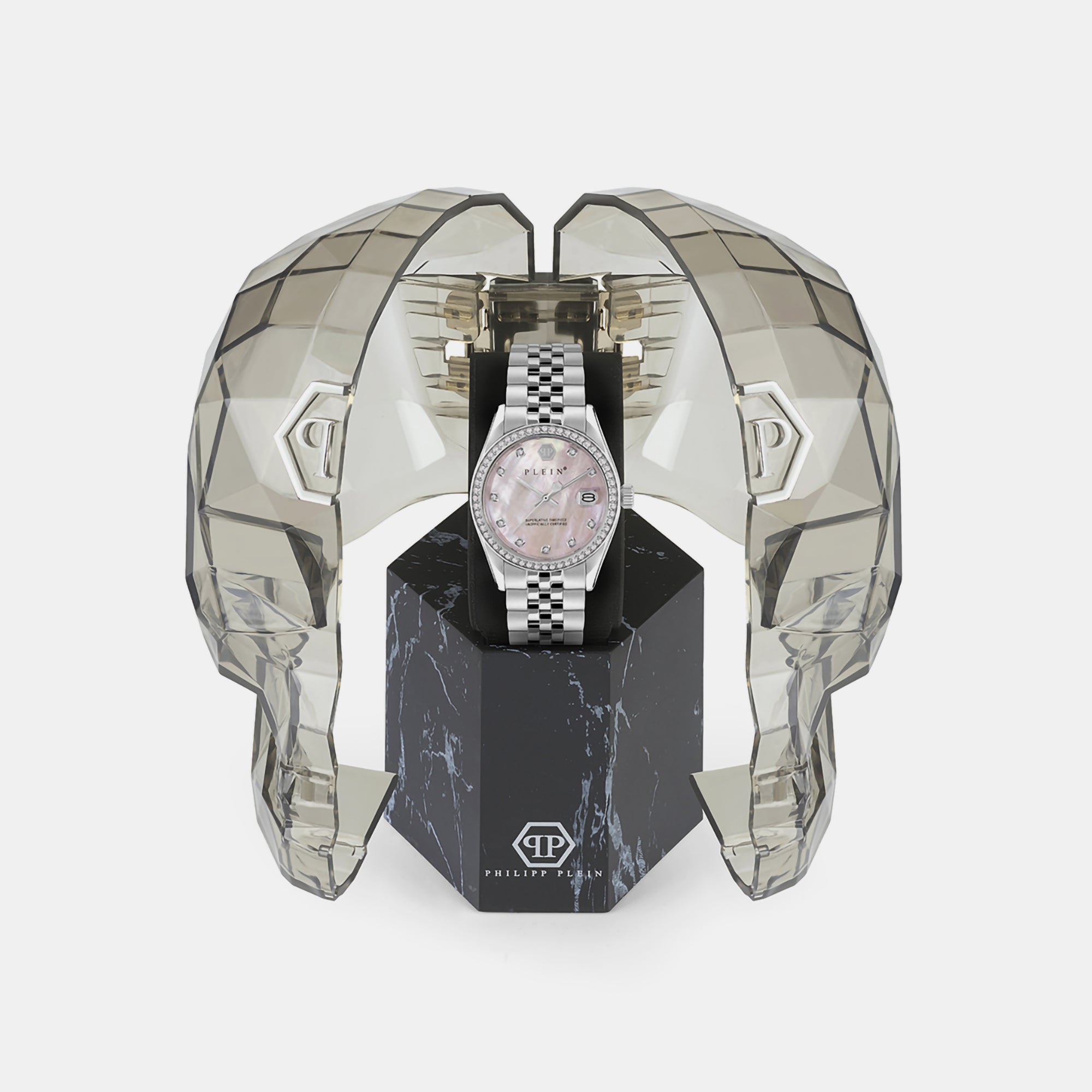 Philipp Plein Brass Round watch