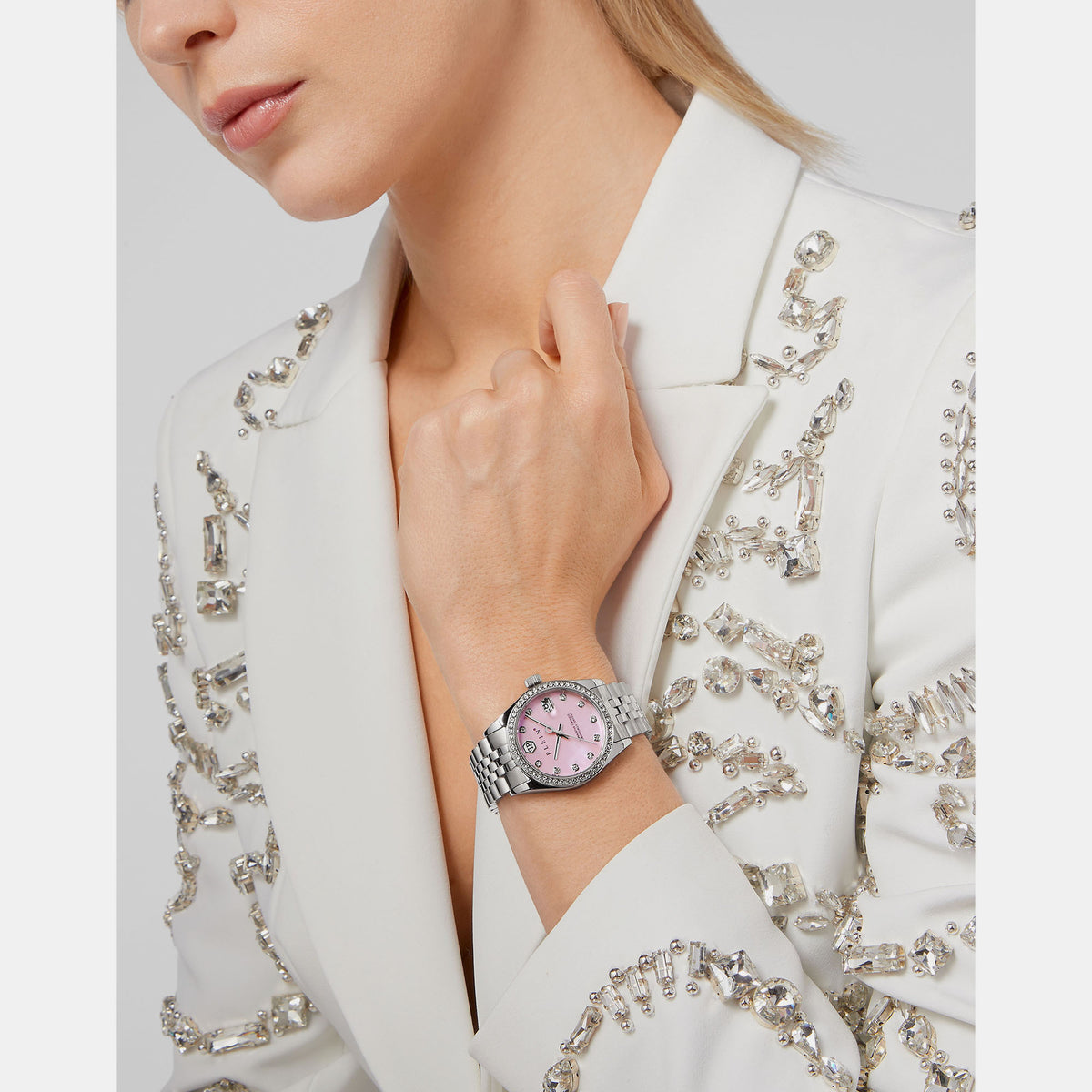 Philipp Plein Stainless Steel Pink watch