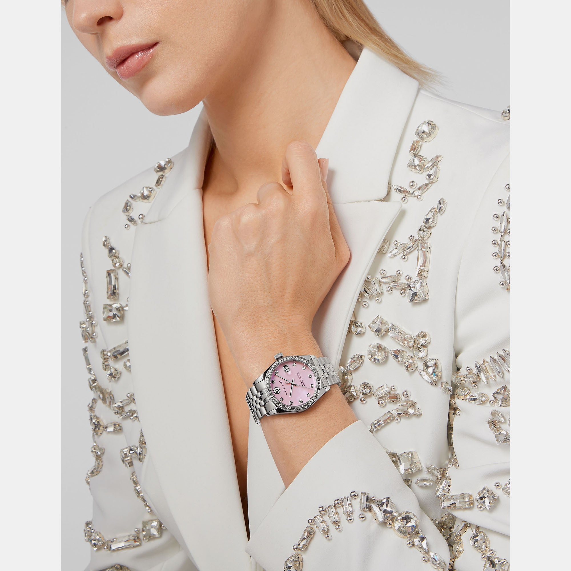 Philipp Plein Stainless Steel Pink watch