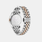 Yaa-Date Superlative 36Mm Women Quartz White Dial Analog Stainless Steel Watch PWYAA0223