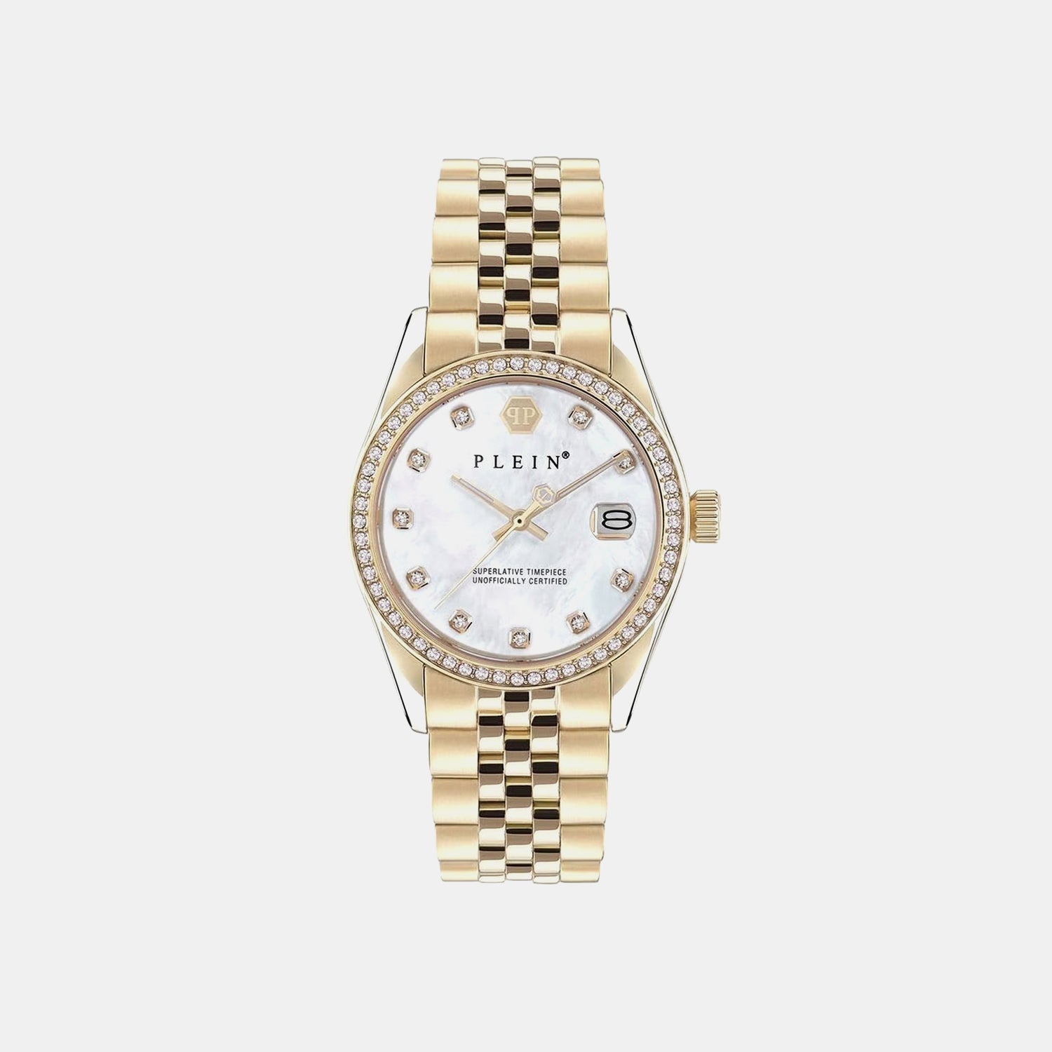 Women Quartz Grey Dial Analog Stainless Steel Watch PWYAA0323