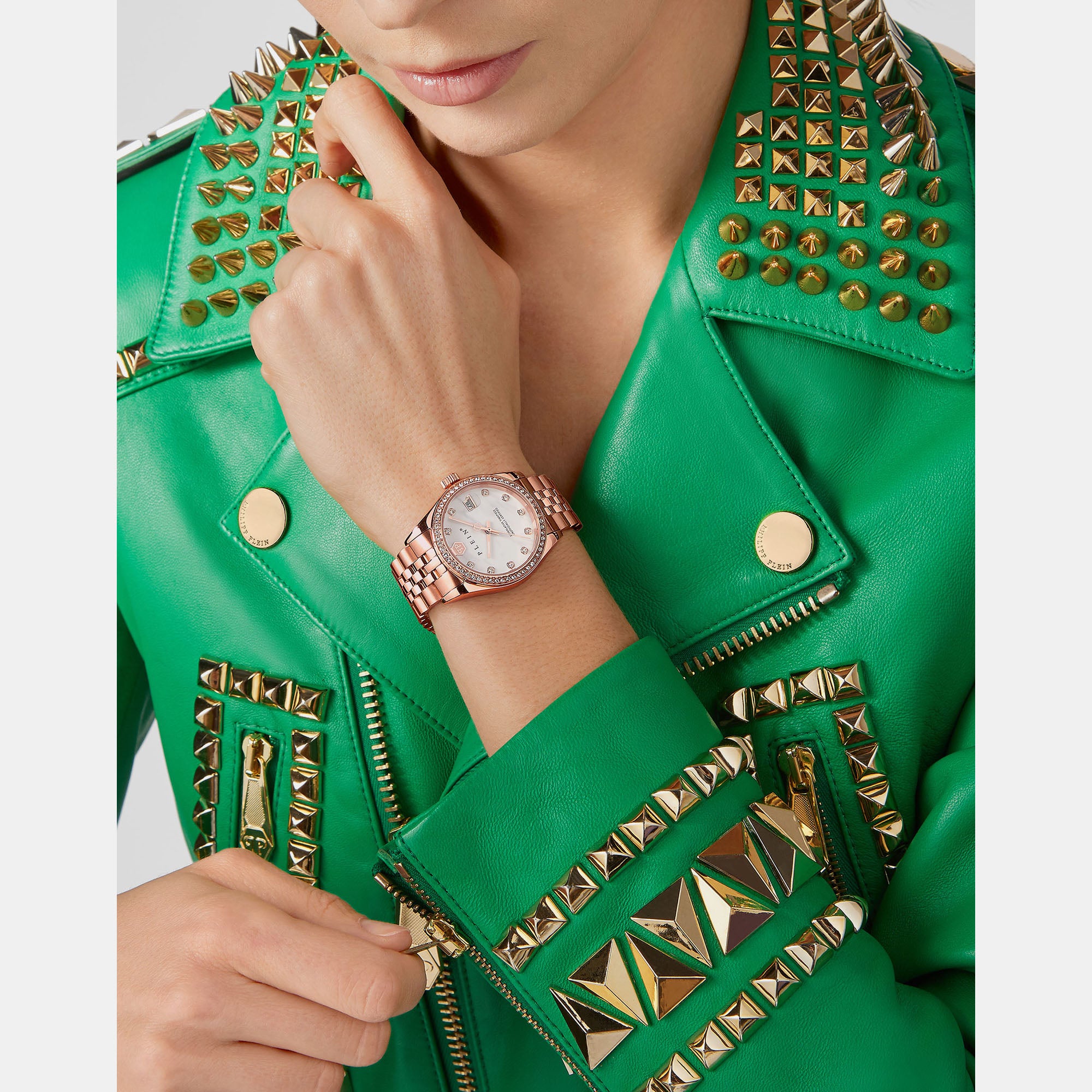 Philipp Plein Stainless Steel Gold watch