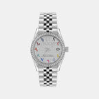 Philipp Plein Round Silver Analog watch