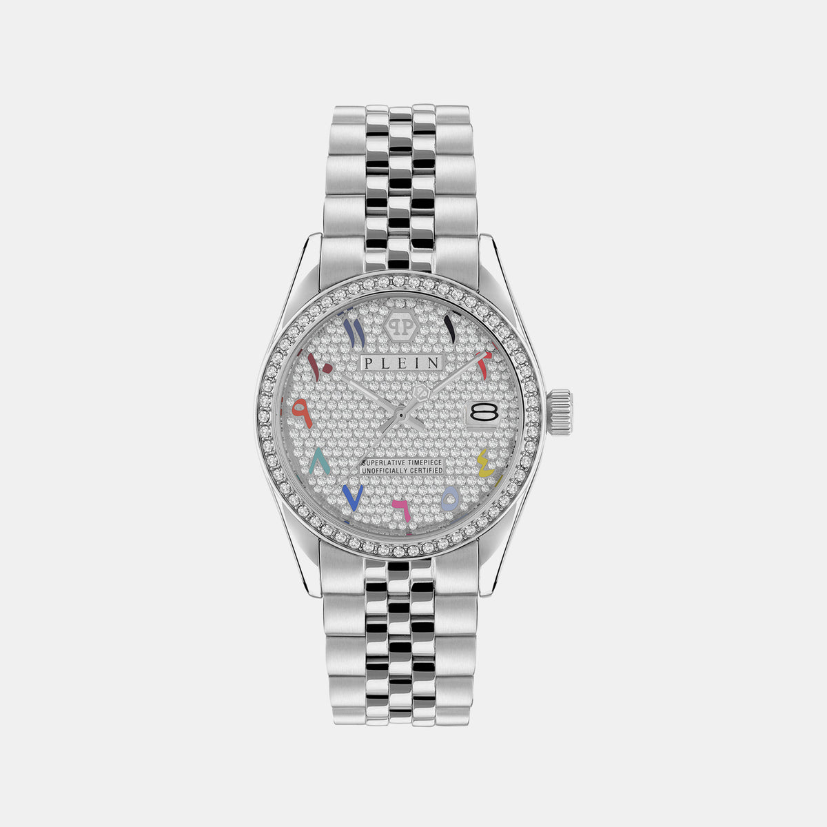 Philipp Plein Round Silver Analog watch
