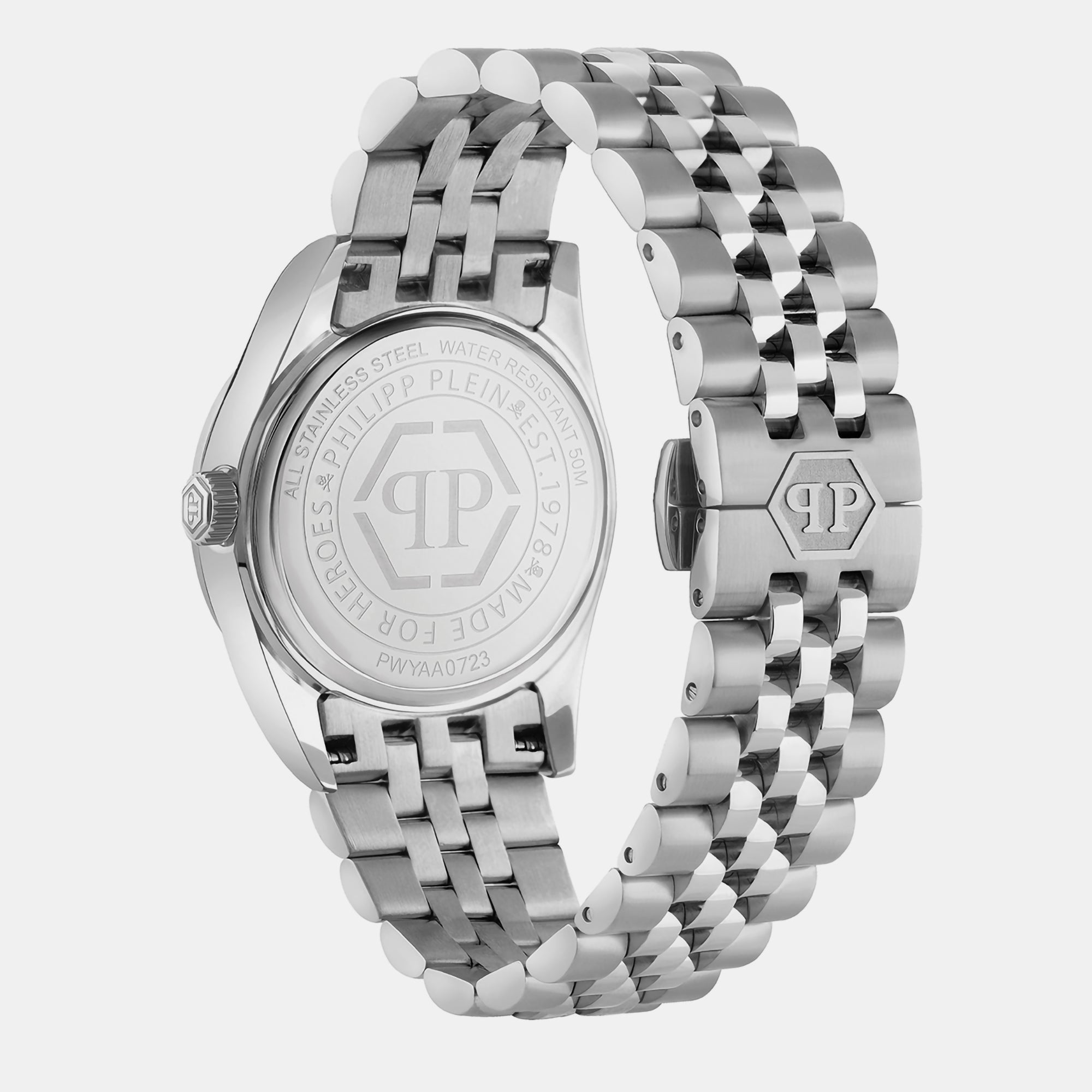 Philipp Plein Women Round Silver watch