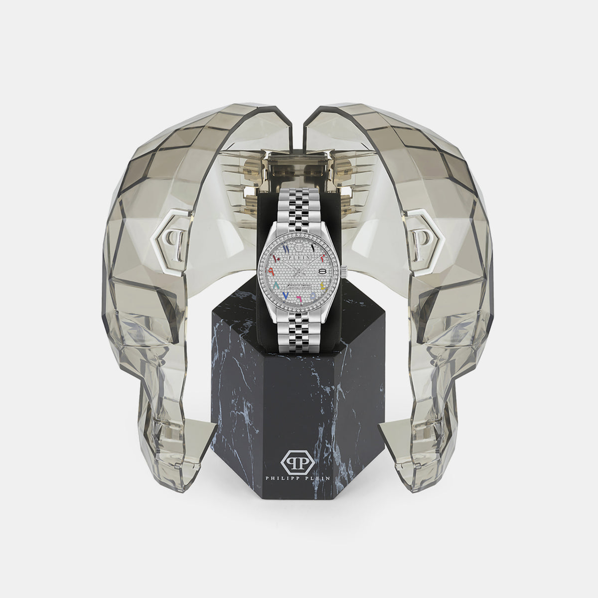 Philipp Plein Brass Round watch