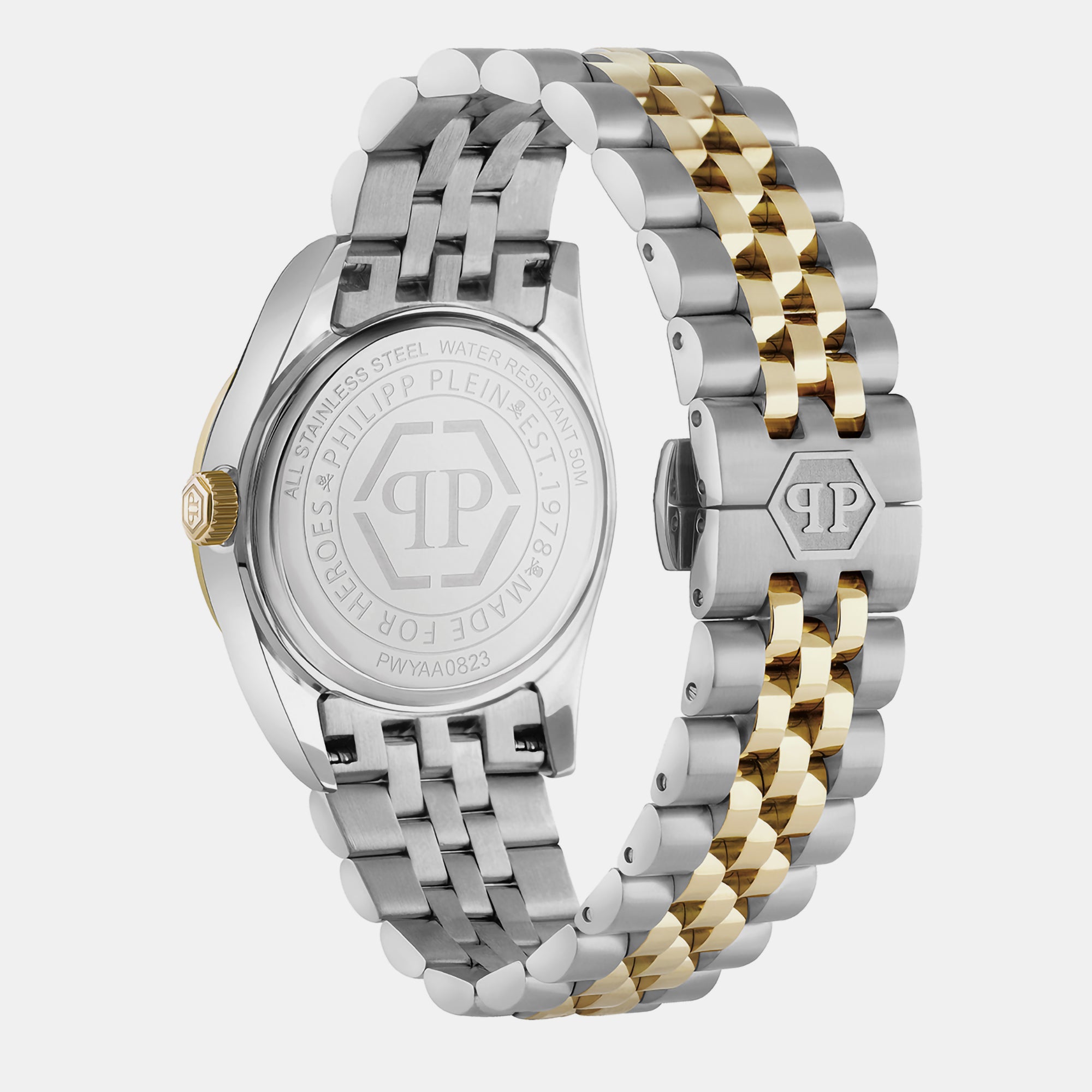 Philipp Plein Women Round Silver watch