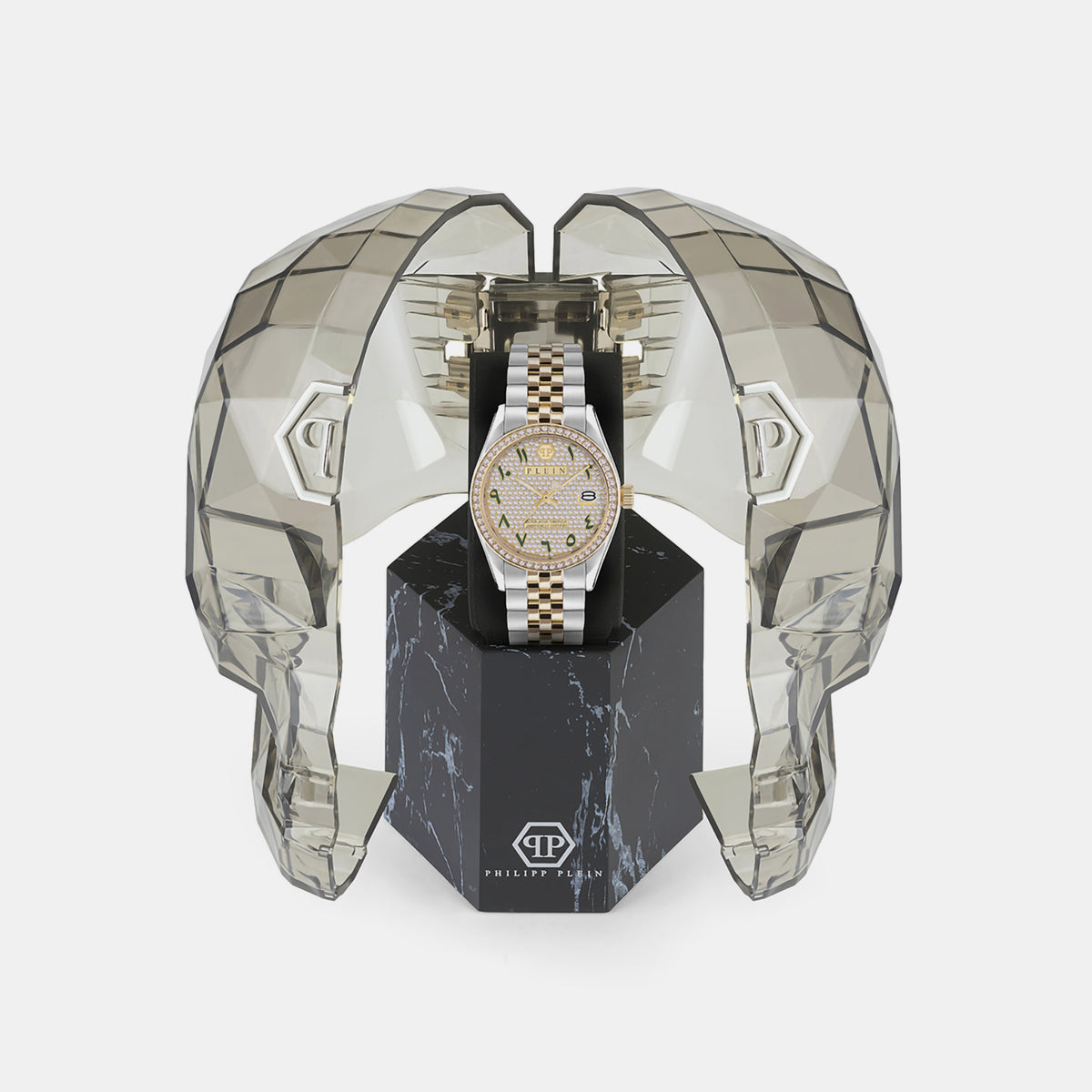 Philipp Plein Brass Round watch