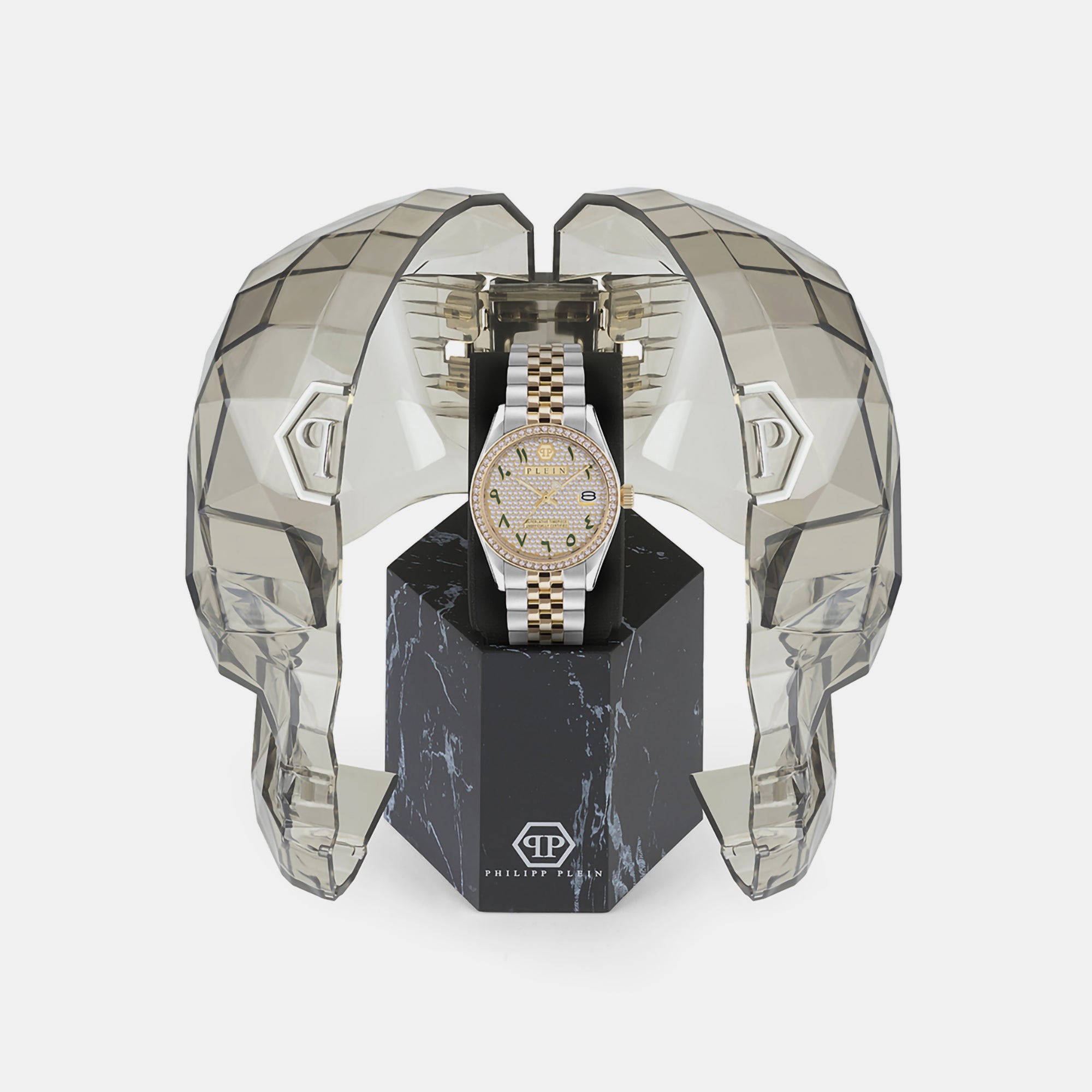 Philipp Plein Brass Round watch