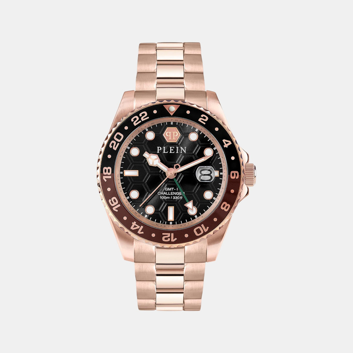 Men Quartz Black Dial Analog Stainless Steel Watch PWYBA0723