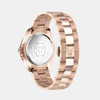 Men Quartz Black Dial Analog Stainless Steel Watch PWYBA0723