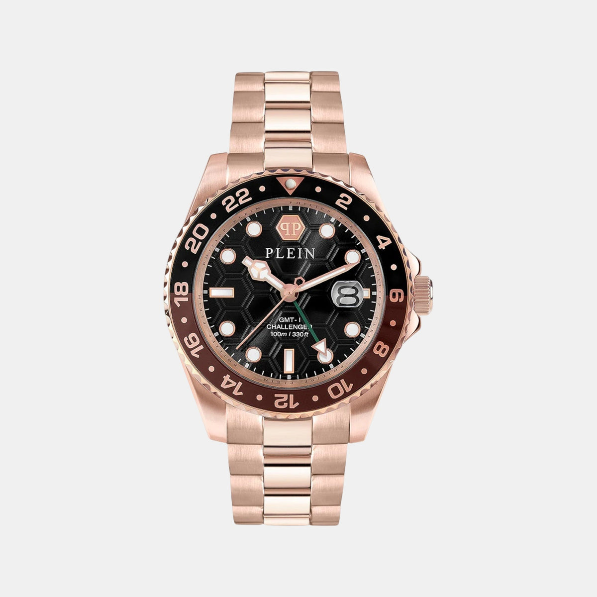 Men Quartz Black Dial Analog Stainless Steel Watch PWYBA0723