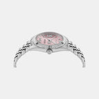 Superlative Women Quartz Pink Dial Analog Metal Watch PWYFA0125