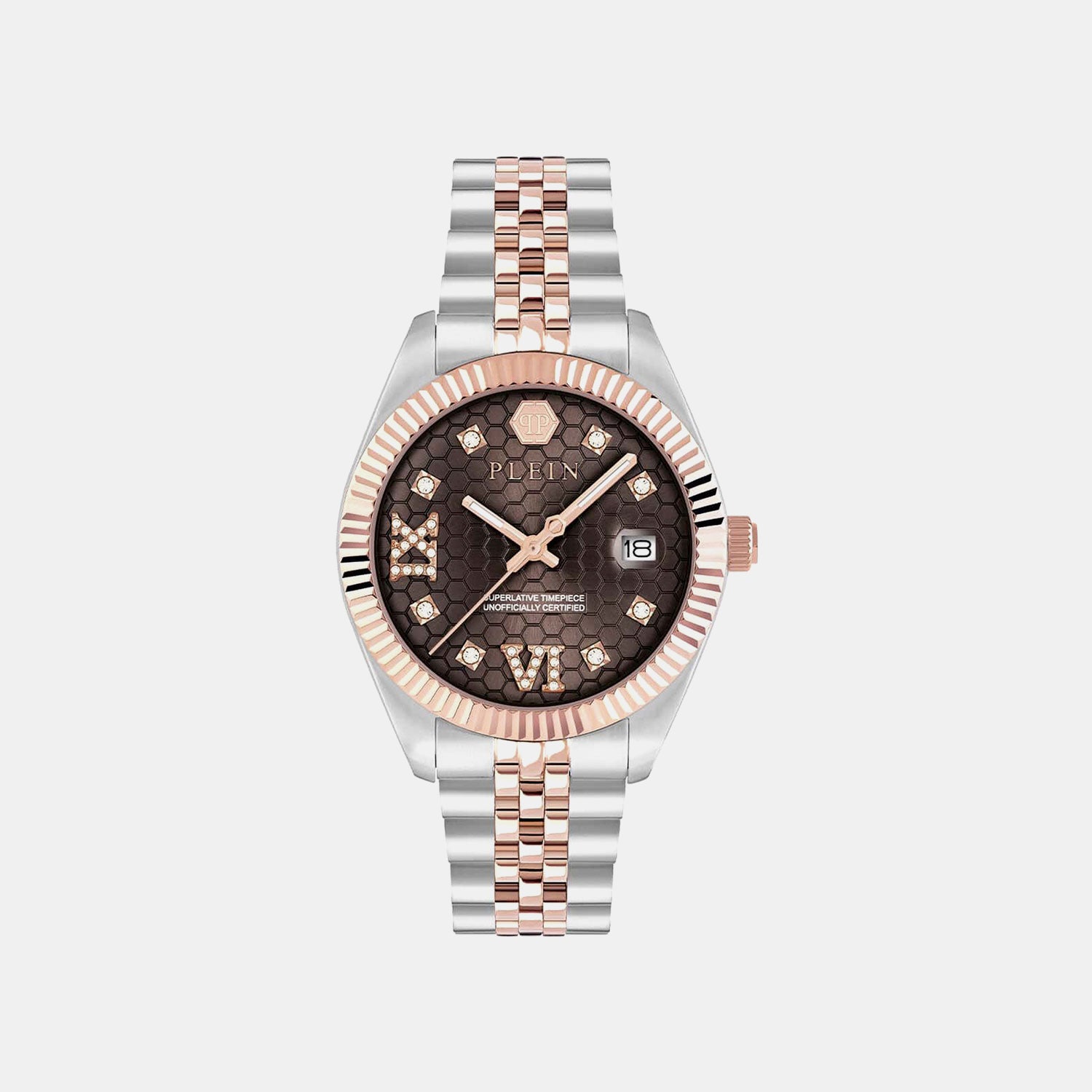 Women Quartz Brown Dial Analog Metal Watch PWYFA0325