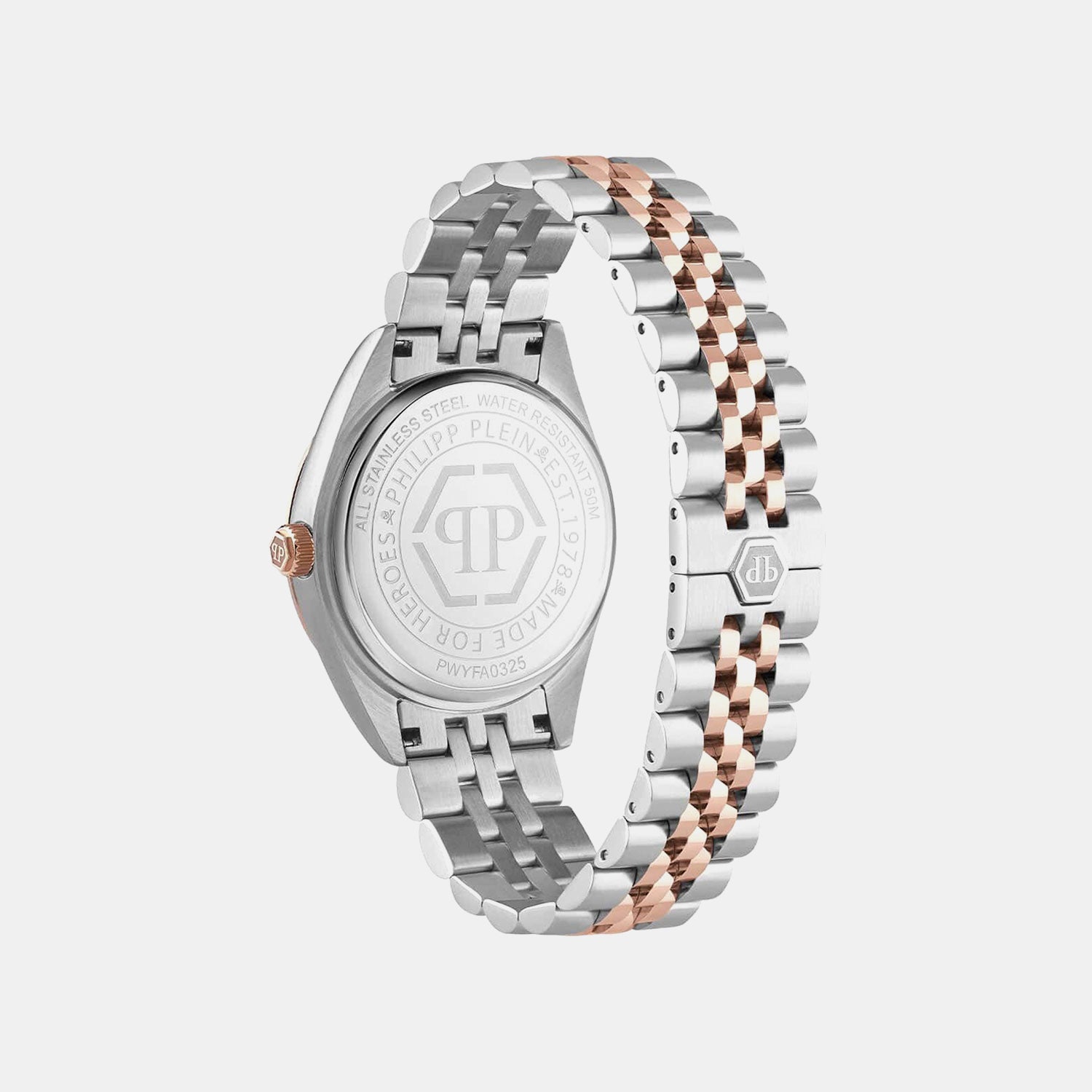 Women Quartz Brown Dial Analog Metal Watch PWYFA0325