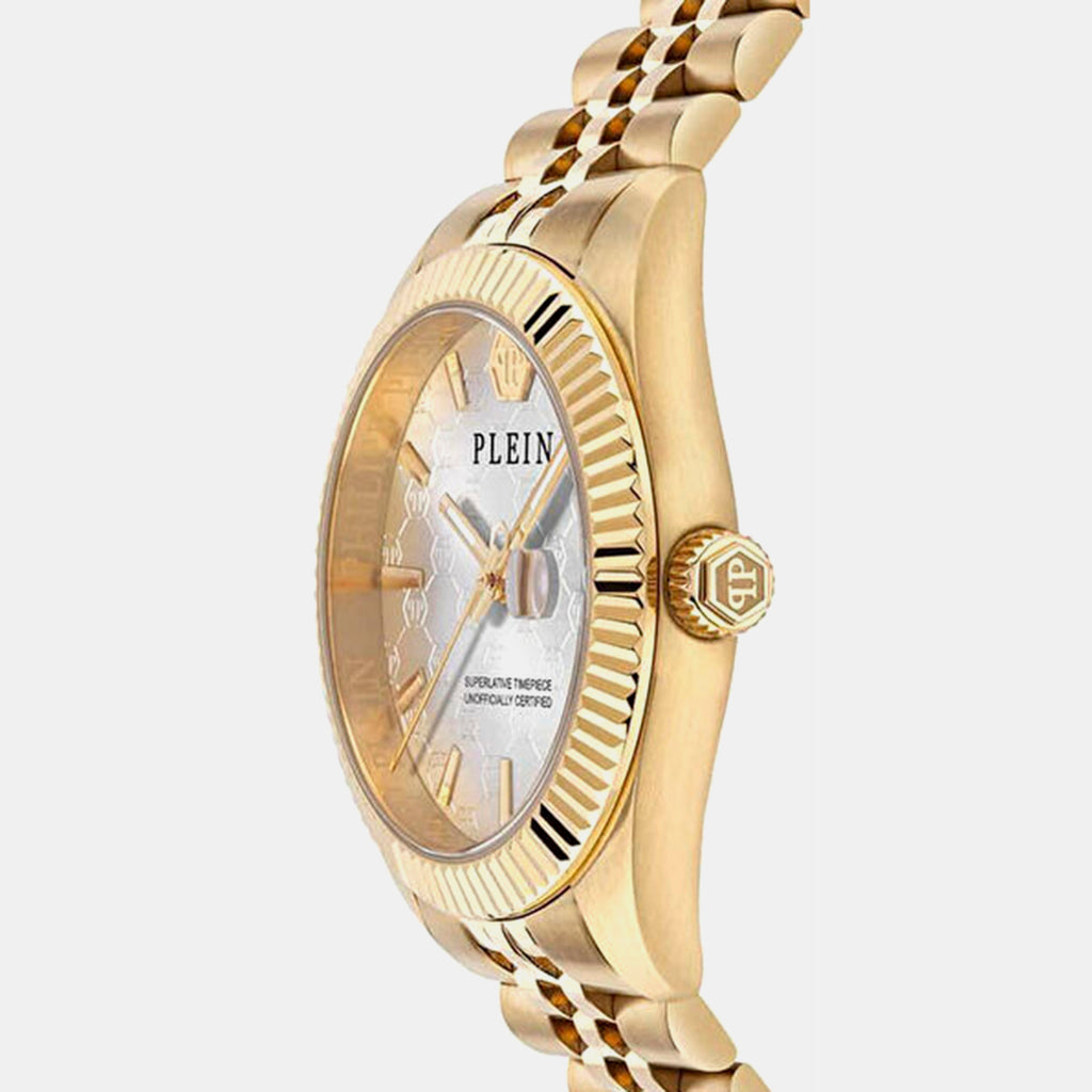 Women Quartz Grey Dial Analog Stainless Steel Watch PWYFA1026