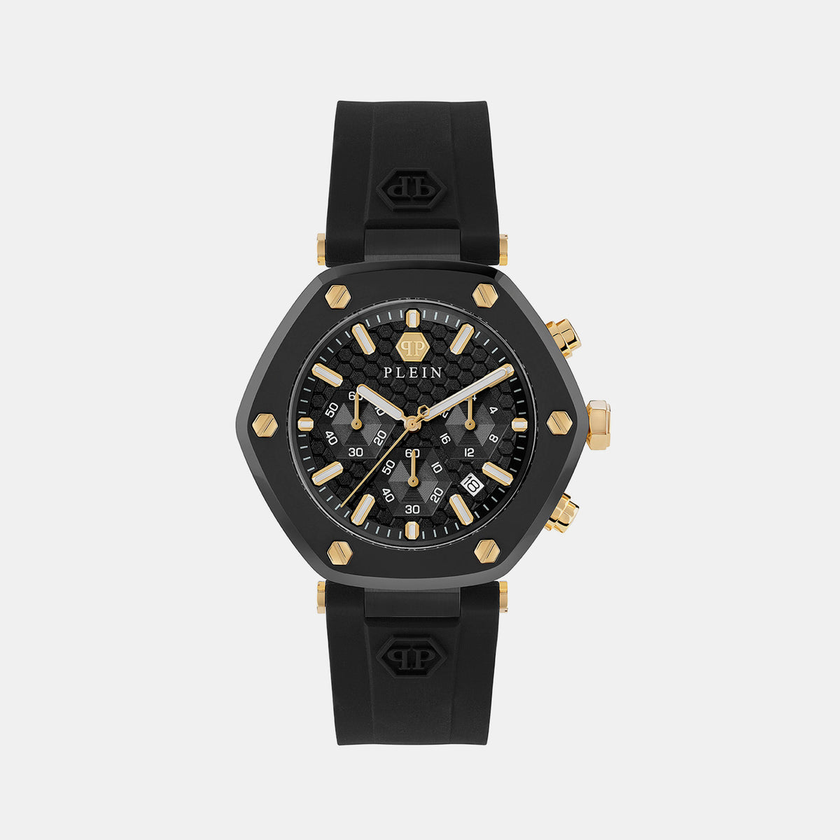 Philipp Plein Round Black Chronograph watch