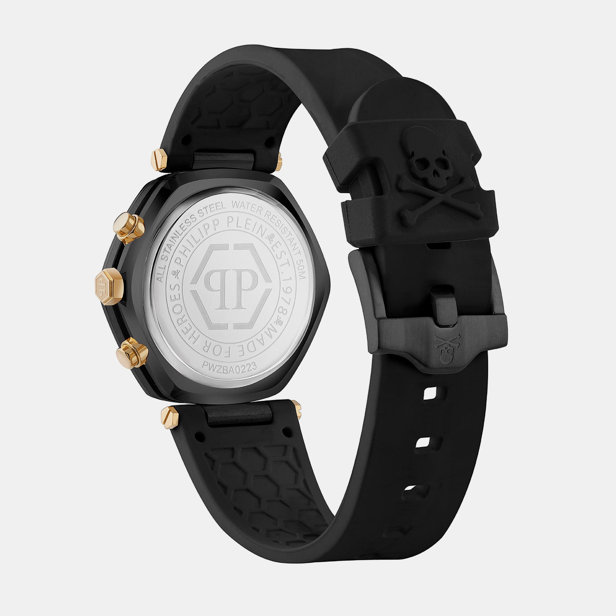Philipp Plein Men Round Black watch