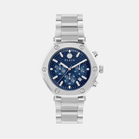 Street Couture Men Quartz Black Dial Chronograph Stainless Steel Watch PWZBA0323