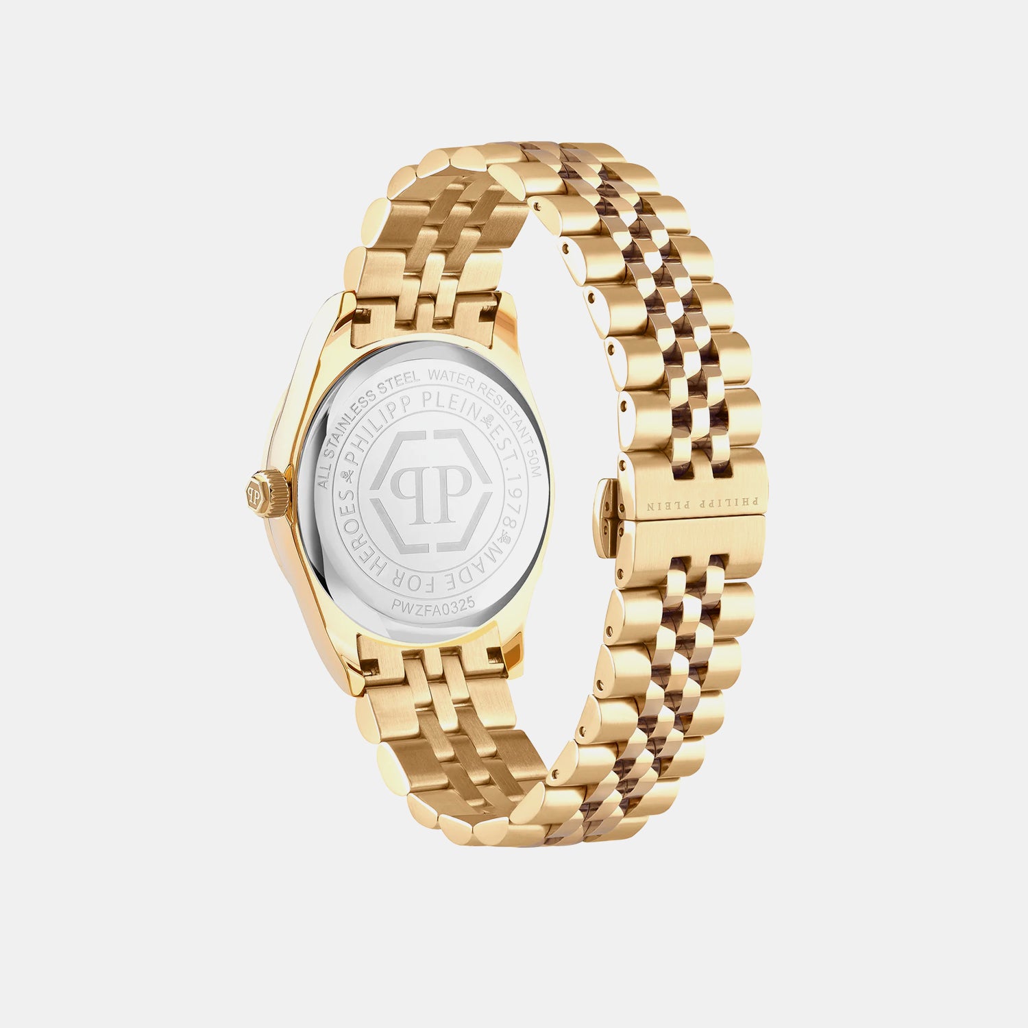 Men Quartz Champagne Dial Analog Metal Watch PWZFA0325