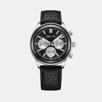 Panda Reverso Men Quartz Two Tone Dial Chronograph Leather Watch