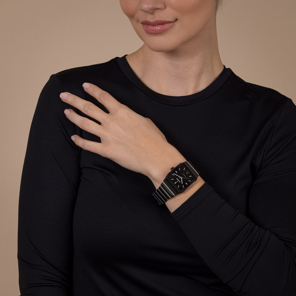 Anatom Unisex Automatic Black Dial Analog Stainless Steel Watch R10201152