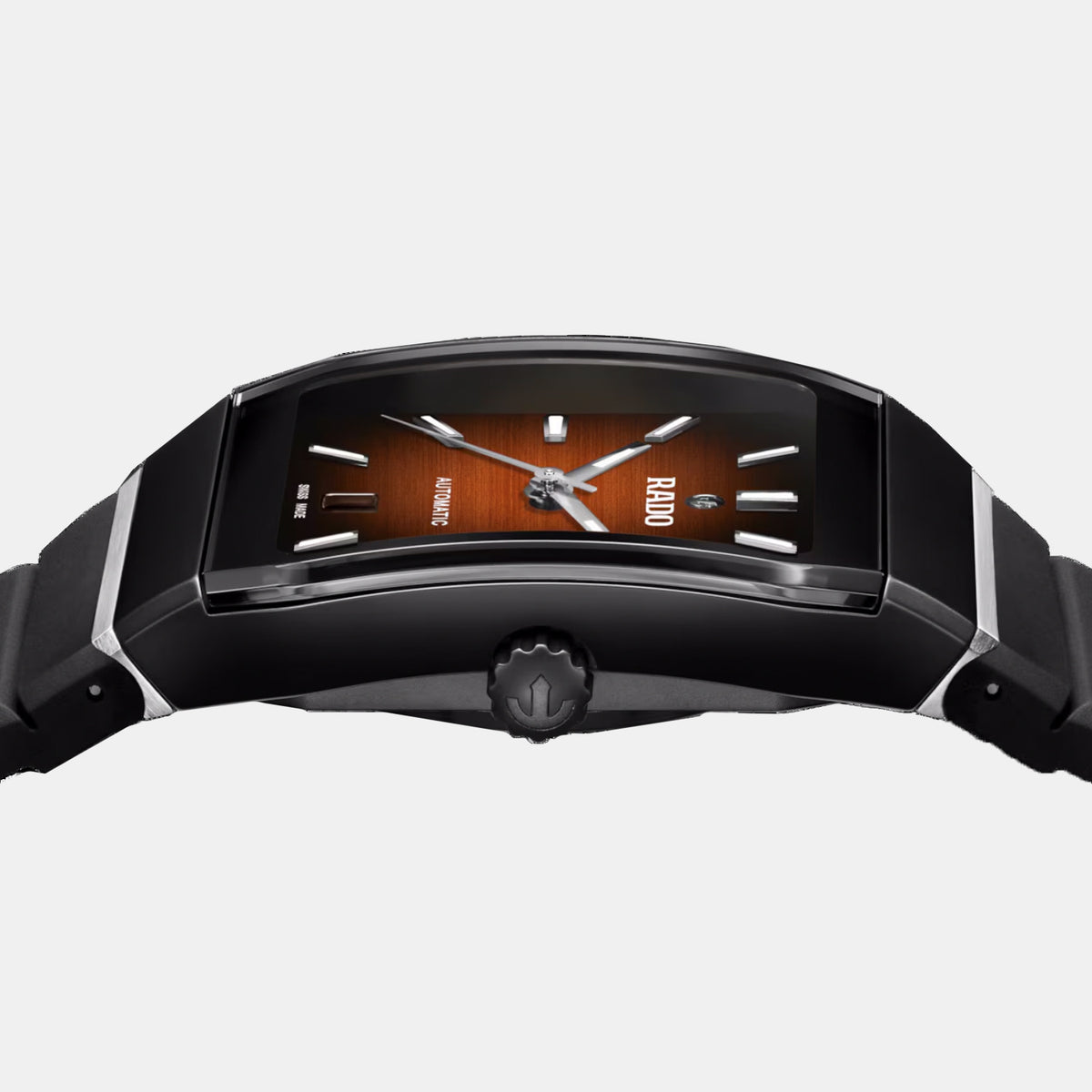 Anatom Unisex Automatic Black Dial Analog Rubber Watch R10202309