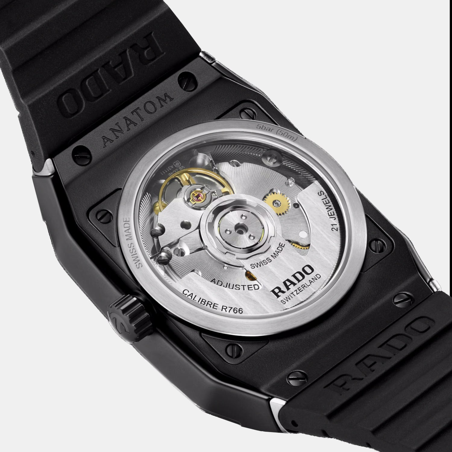 Anatom Unisex Automatic Green Dial Analog Rubber Watch R10202319