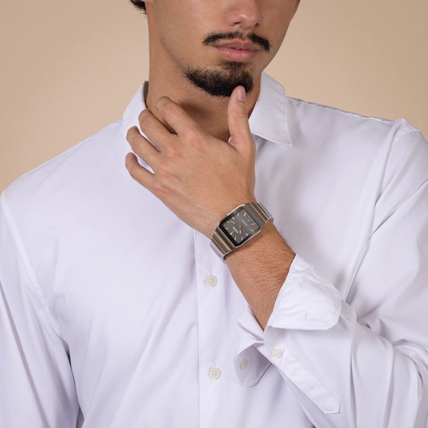 Anatom Unisex Automatic Grey Dial Analog Ceramic Watch R10203102