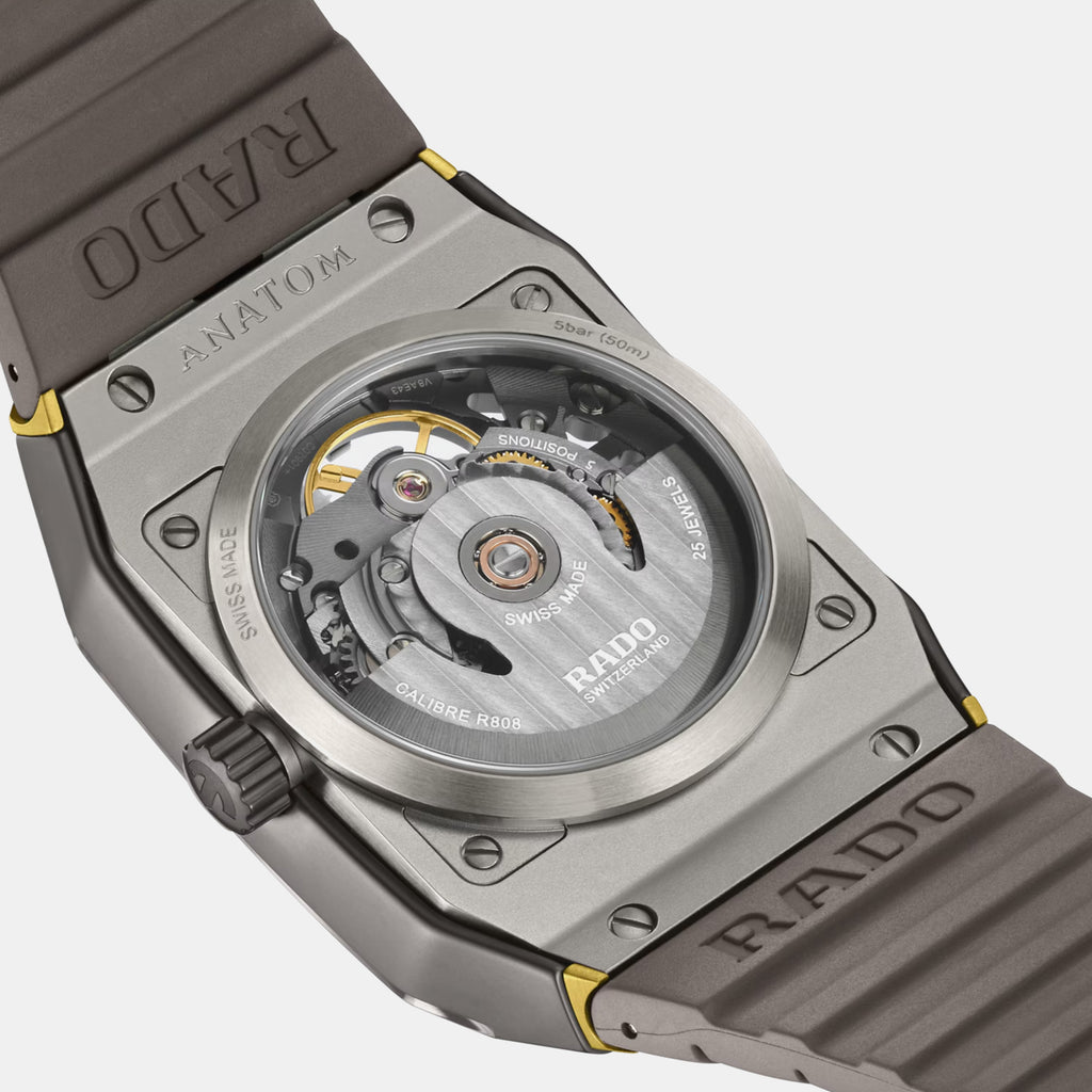 Anatom Men Automatic Grey Dial Analog Stainless Steel Watch R10206109