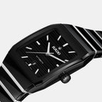 Anatom Men Automatic Black Dial Analog Stainless Steel Watch R10260152