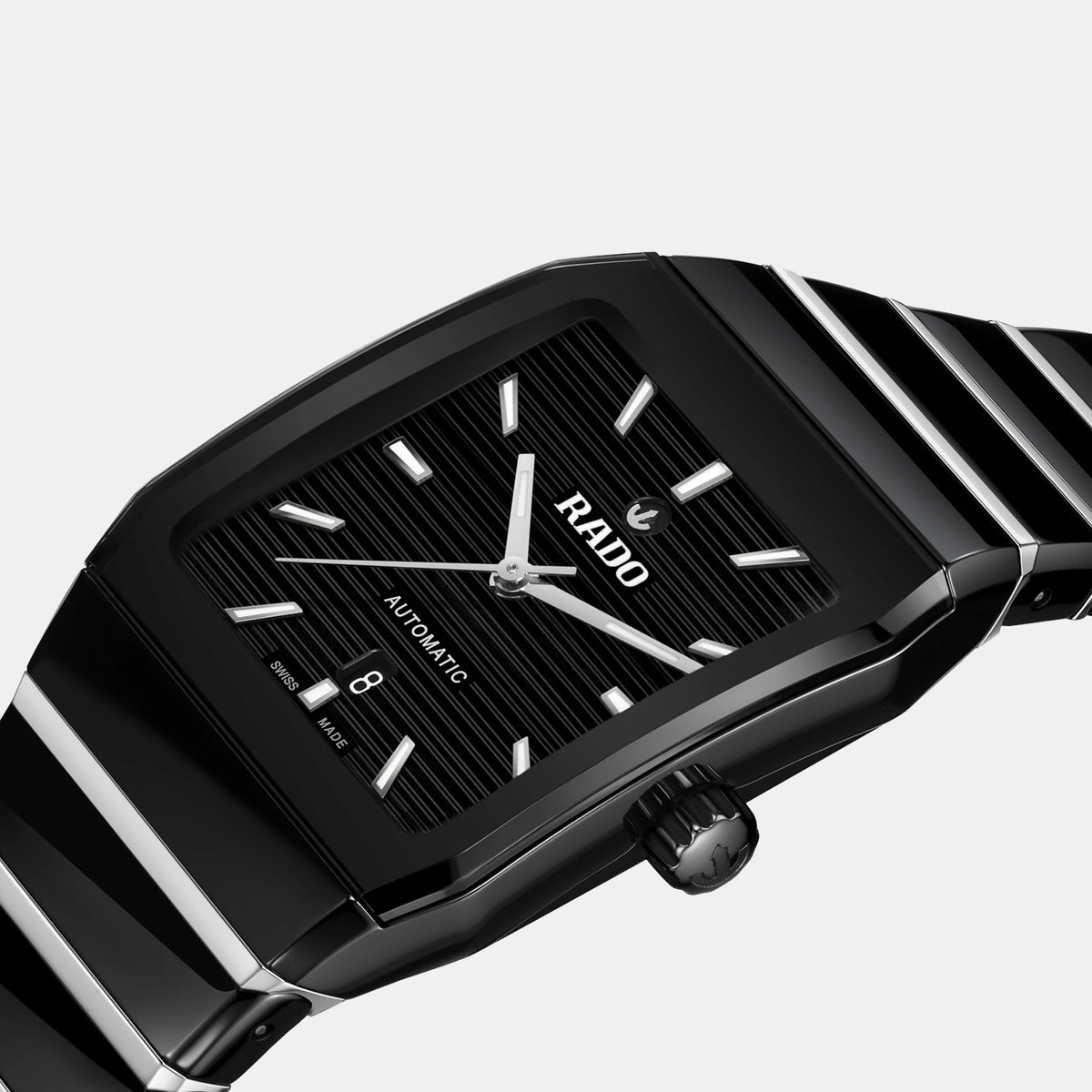Anatom Men Automatic Black Dial Analog Stainless Steel Watch R10260152