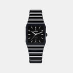 Anatom Men Automatic Black Dial Analog Stainless Steel Watch R10260152