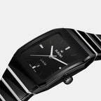 Anatom Men Automatic Black Dial Analog Stainless Steel Watch R10260712
