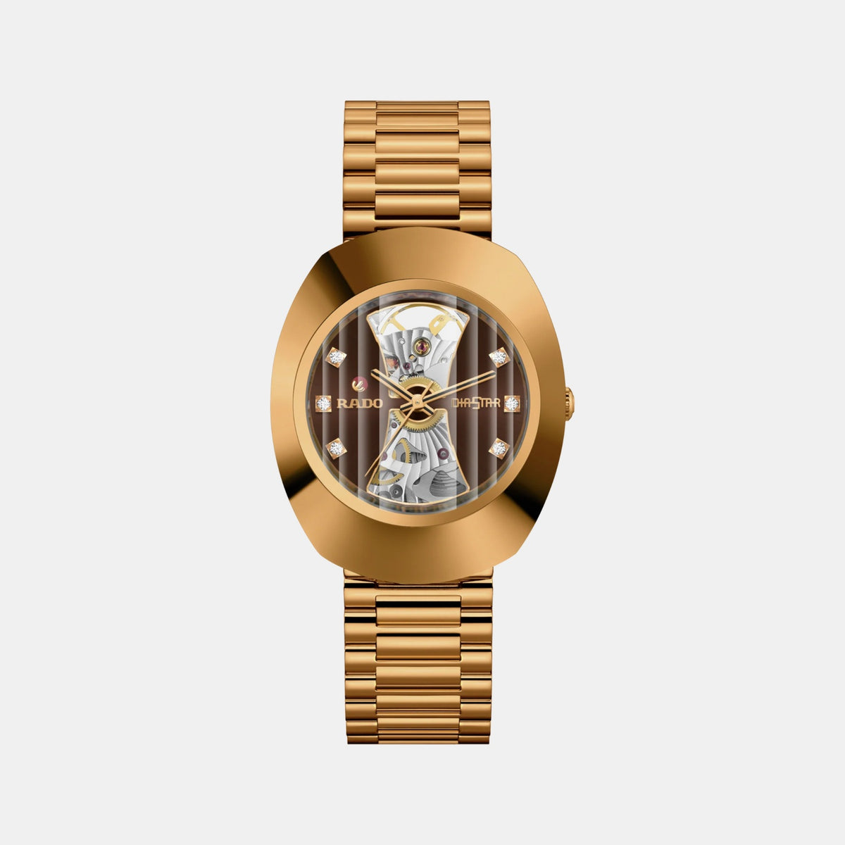 Diastar Unisex Automatic Brown Dial Analog Stainless Steel Watch R12065303