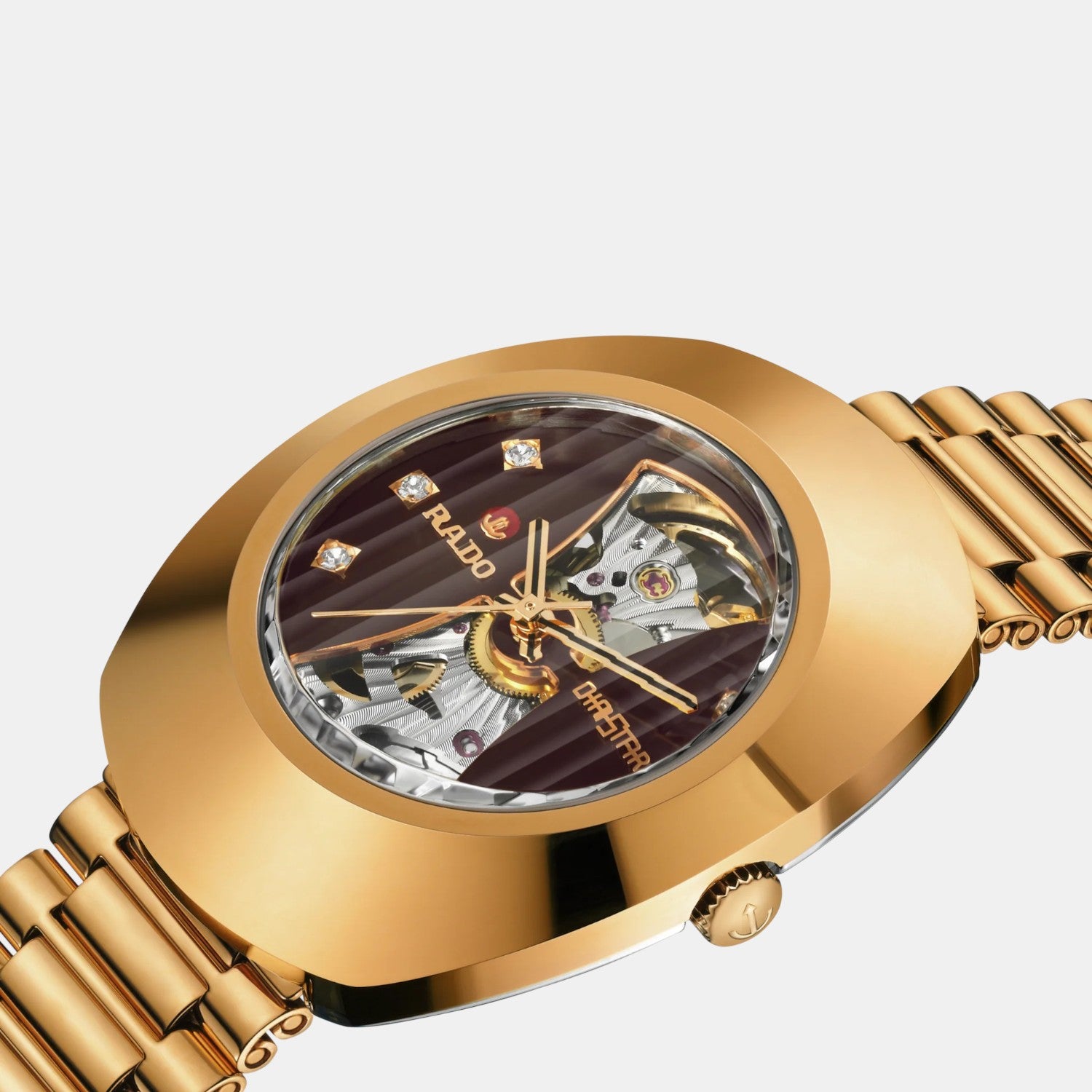 Diastar Unisex Automatic Brown Dial Analog Stainless Steel Watch R12065303