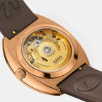 Diastar Men Automatic Brown Dial Analog Rubber Watch R12159309